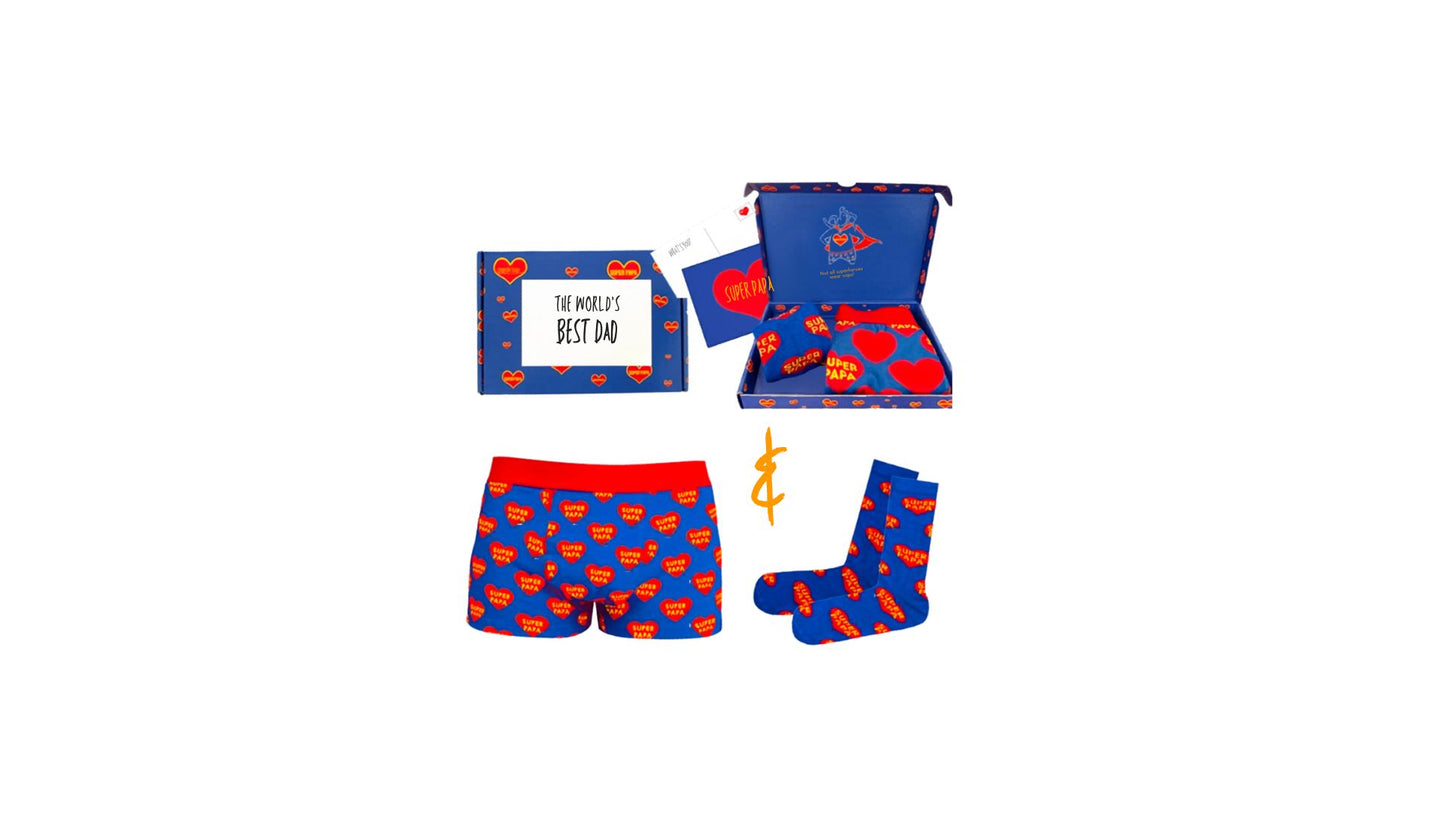 🎁💙 Super Papa Geschenkbox – Für echte Helden! 💙🎁